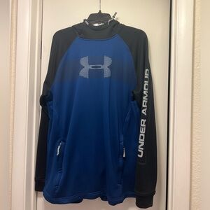 Blue Under Armour lightweight hoodie.